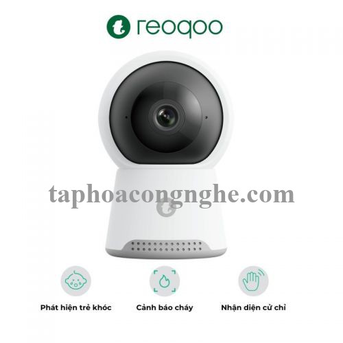Reoqoo x10b 2K UHD Ai 360 P / T Camera trong nhà nhìn màu ban đêm phát hiện em bé khóc khói cháy trò chuyện thoại H265 Onvif 8s CLOUD lưu trữ video 28815 xt-x10b 10028815